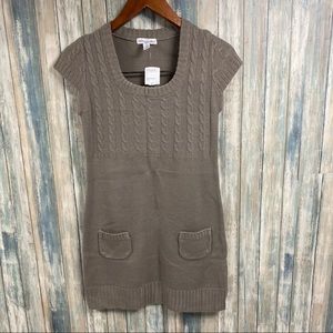 Ambiance Apparel Sweater Tunic sz Large NEW # N135